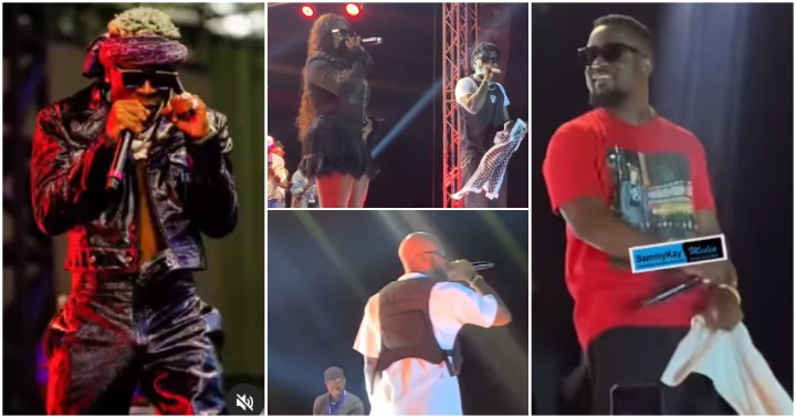 Seleey Concert 2022: 5 videos as Shatta Wale, Sarkodie, Sista Afia, other stars storm Mr Drew's show