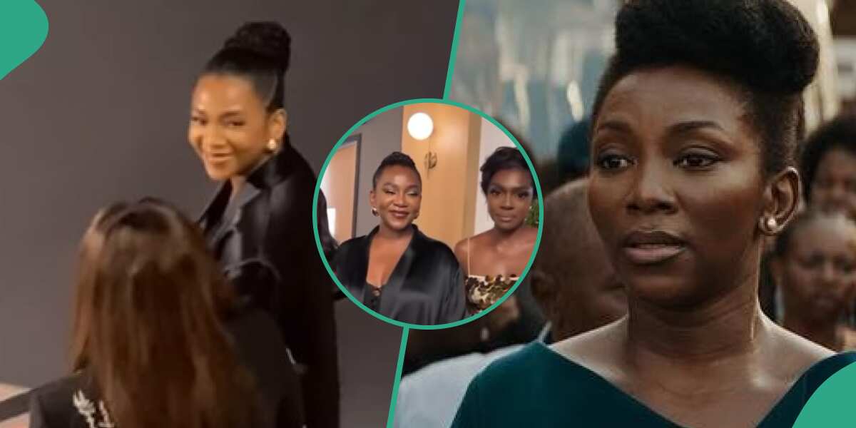 Genevieve Nnaji spotted at Toronto International Film Festival, sweetly waves at a fan in video