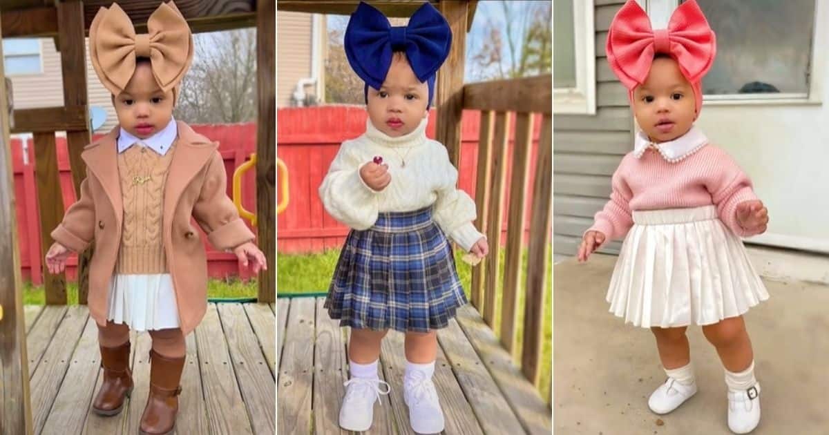 Yaas baby girl: Video of adorable toddler dressed in stylish outfits goes viral, internet in awe