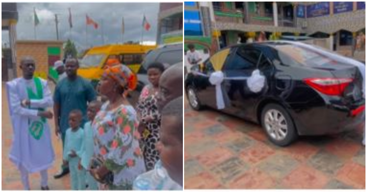 Lil Win surprises his mother with a brand new car