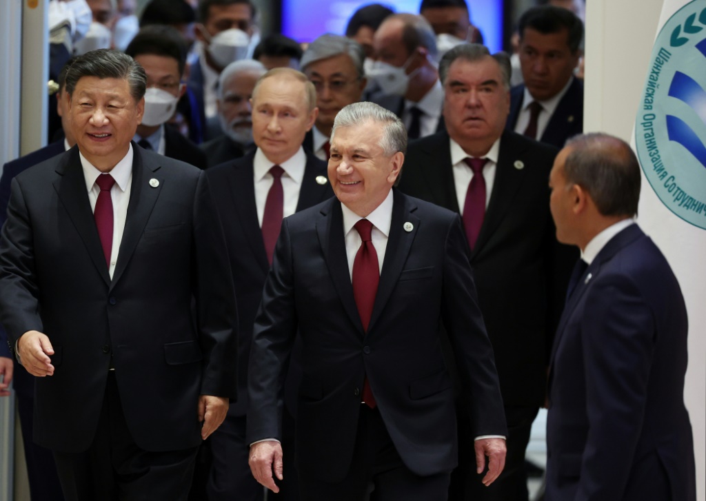 Putin and Xi's meeting took place on the sidelines of the Shanghai Cooperation Organisation summit