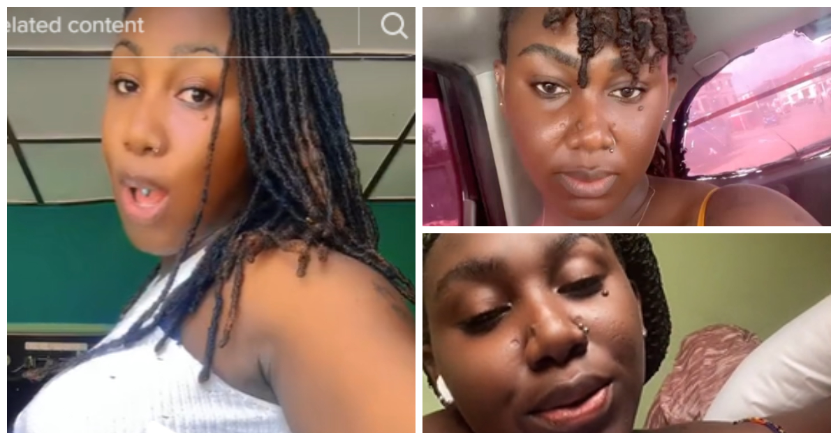 Peeps tell Funny Face baby mama to move on after she flaunts tongue pierce in TikTok video