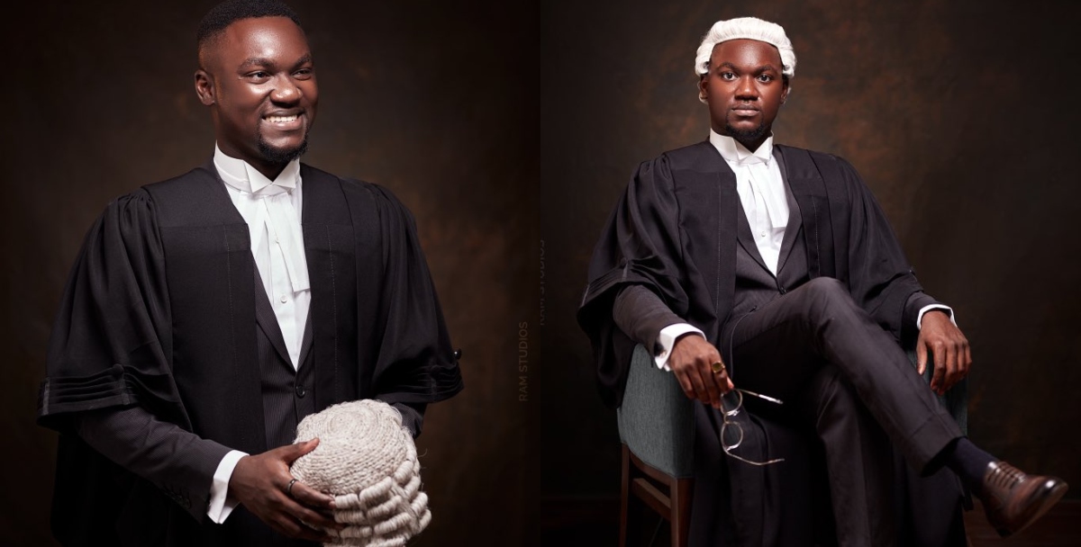 Ghanaian man who wrote final law exams on his late dad's birthday called to the bar