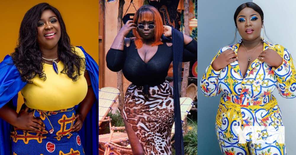 Fans praise Maame Serwaa over new video flaunting her curves