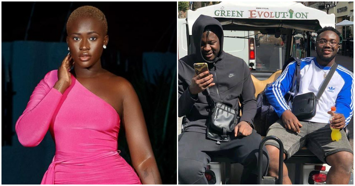 Fella Makafui replies troll who claimed she had an affair with Medikal's manager Flow Delly: "Are you mad?"