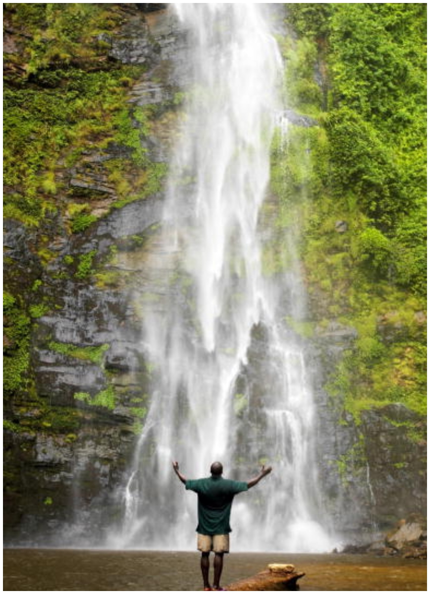 The iconic Wli waterfall
