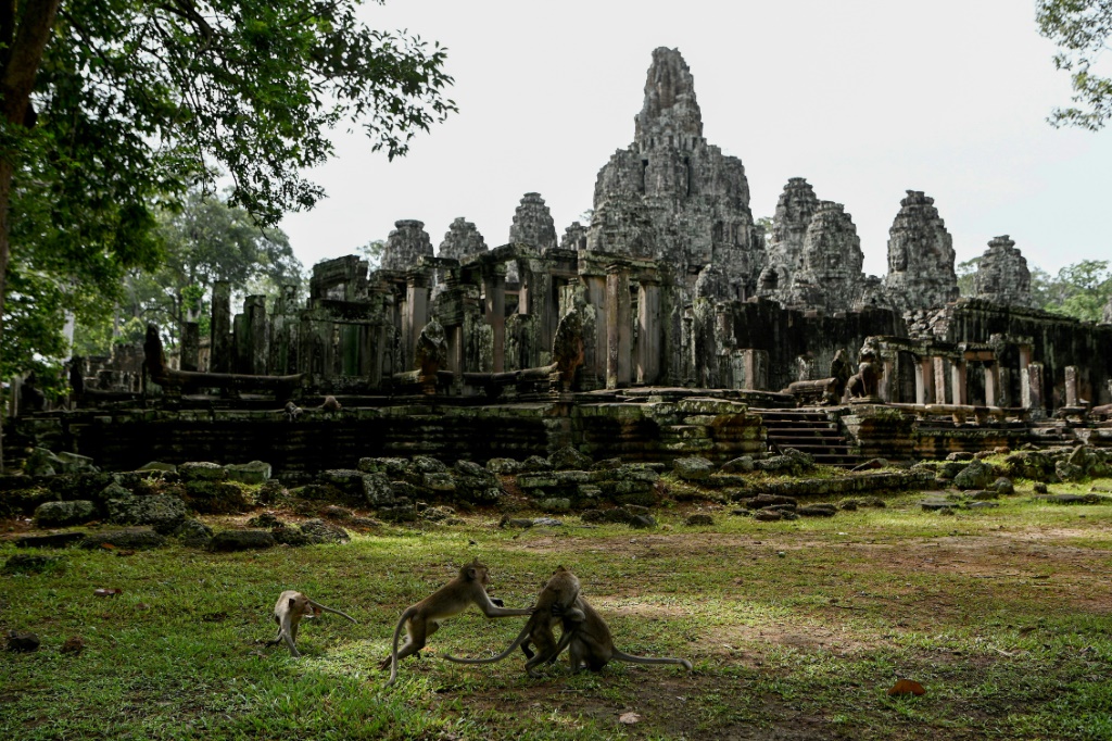 The Angkor Archaeological Park contains the ruins of various capitals of the Khmer Empire, dating from the ninth to 15th centuries