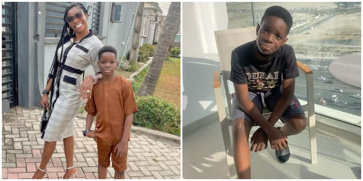"Like father like son" - Wizkid's son Tife exits Zoom class group over 'bad vibes', Video stirs massive reactions