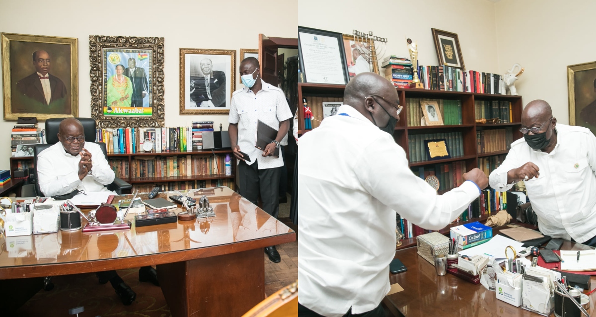 Akufo-Addo resumes work after handing Mahama another defeat
