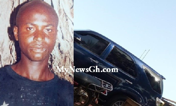 CEPS vehicle runs over police officer at Aflao