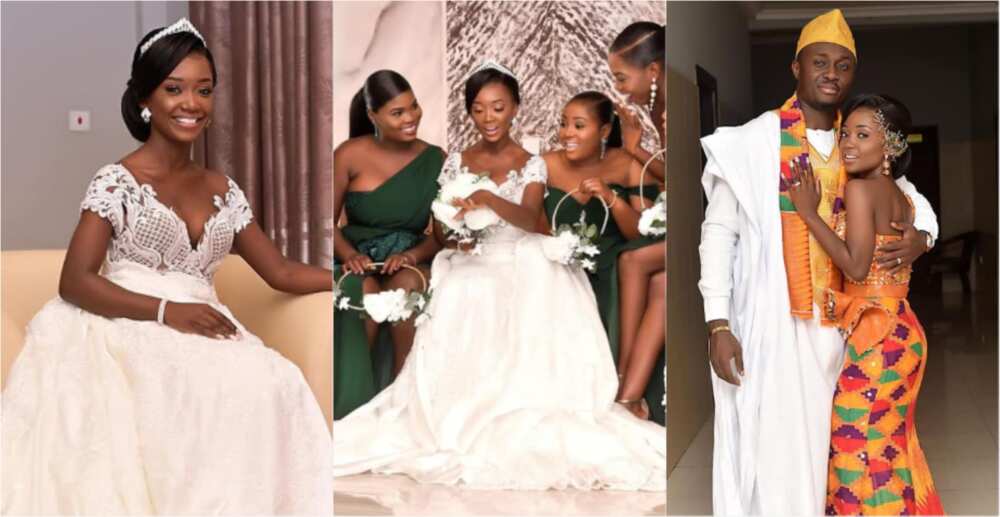 Beautiful wedding photos of 'perfect' looking Ghanaian couple break the internet