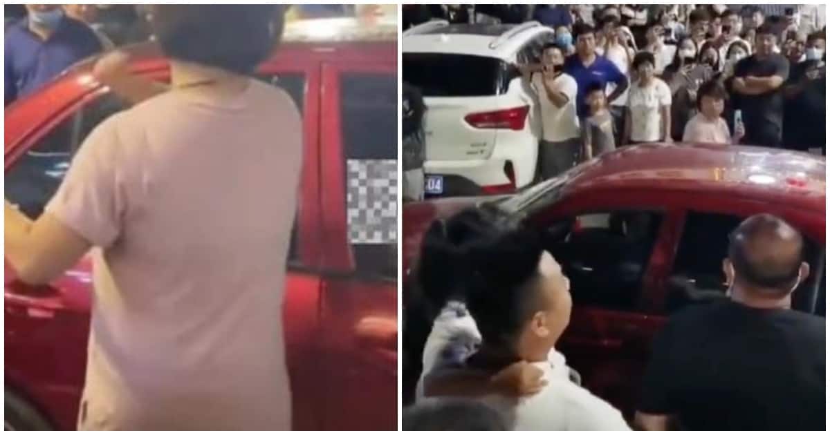 Crowd cheers for wife after she catches cheating husband, lover in the act