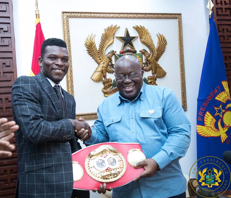 Richard Commey receives GHC 50K and car from Akufo-Addo