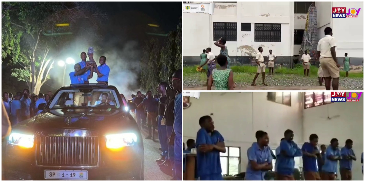 Presec boys jam to KiDi's Liquor while Achimota students pray hard in video hours before NSMQ finals