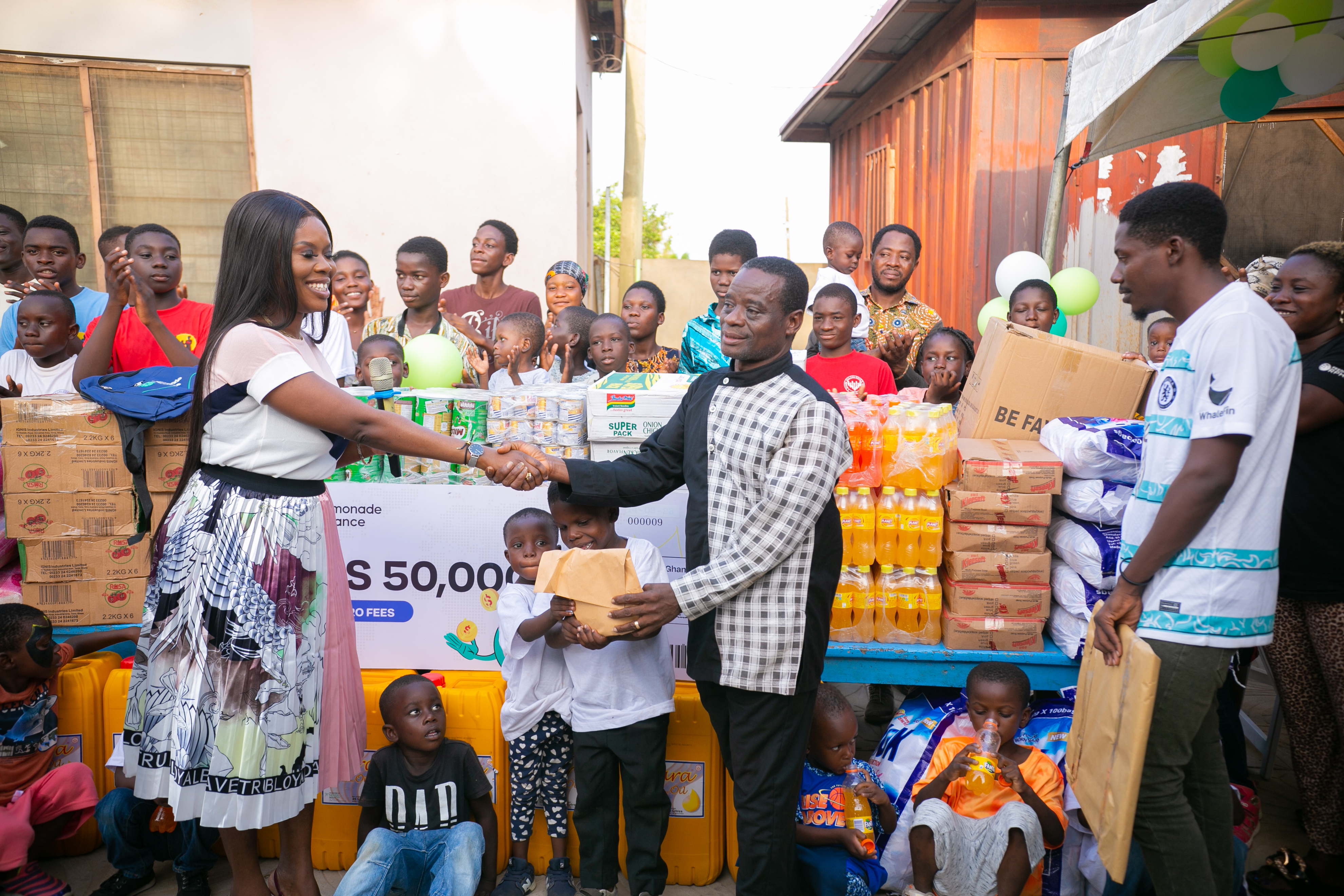Lemonade Finance puts smiles on faces at the Nyamedua Orphanage