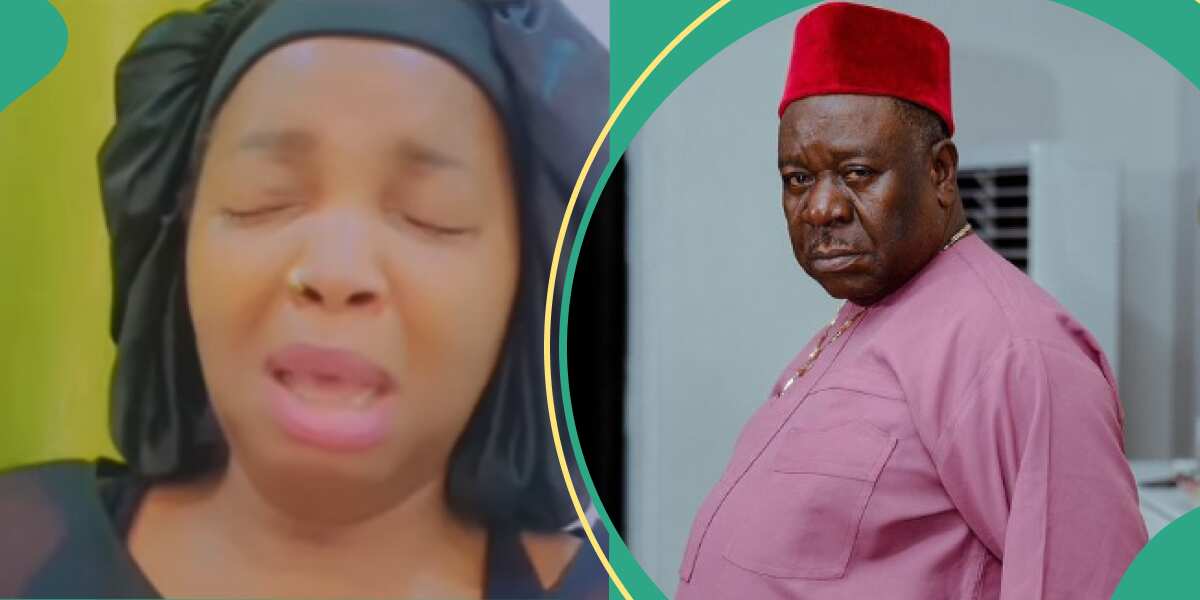 Actor Mr Ibu’s wife raises concerns with emotional video of her crying