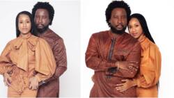 Sonnie Badu flaunts his beautiful wife in new loved-up photos; Okyeame Kwame, others react