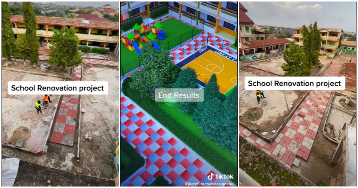 An unknown school in Ghana is set to undergo a massive renovation