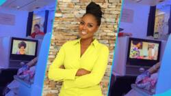 Yvonne Nelson overjoyed as the flight she boarded played her movie: "Dream come true"