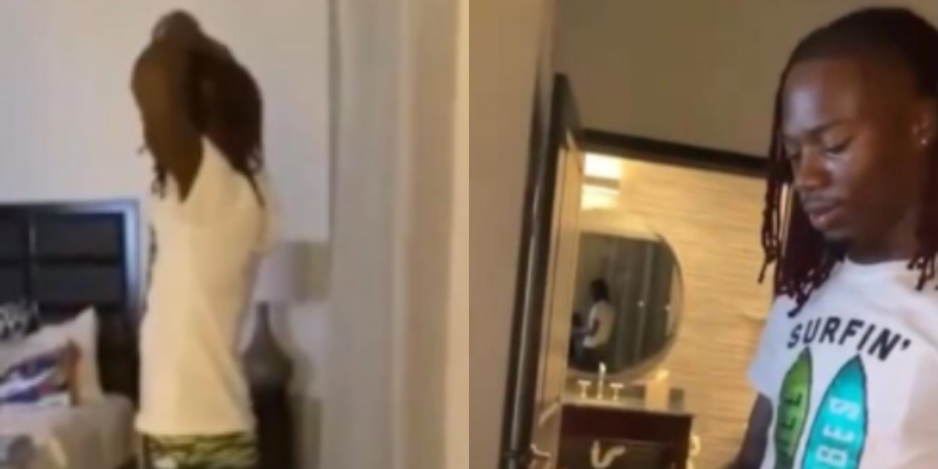 Video: Lady leaves boyfriend in tears as she surprises him on his birthday