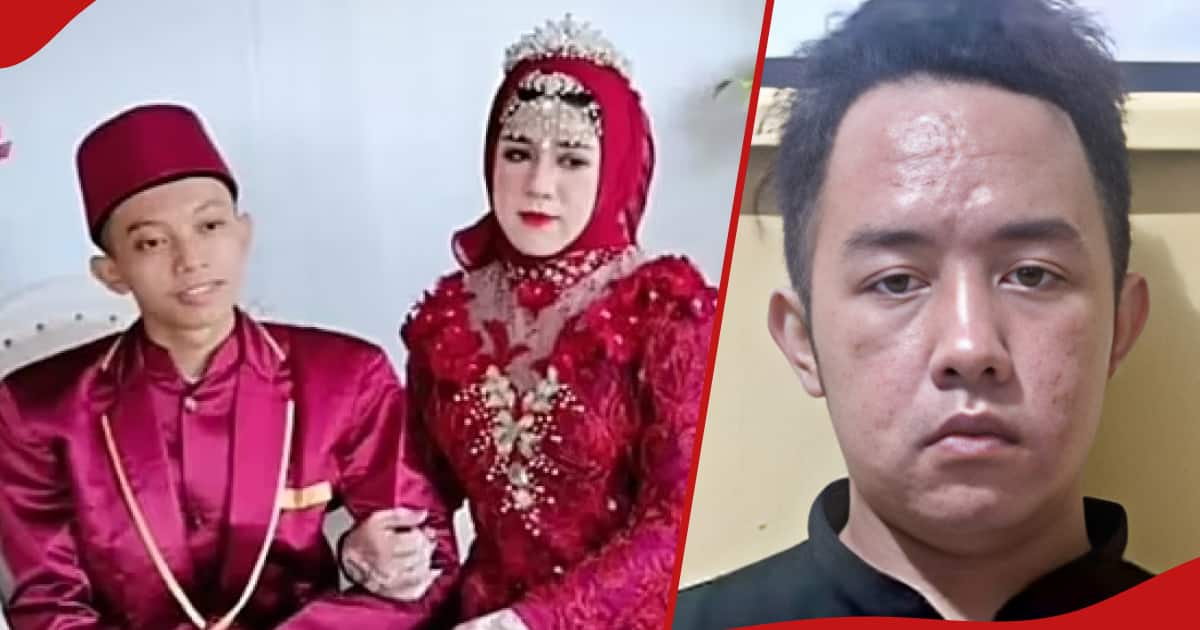 AK and Adinda during their wedding and next frame shows him as a man.