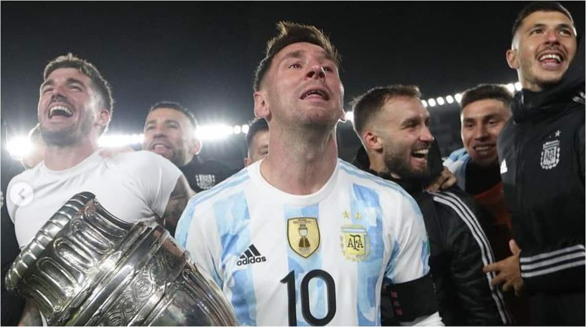 Messi makes touching statement while celebrating the Copa America title in front of Argentina fans