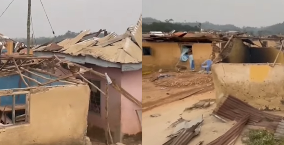 3-minute close-shot video showing full extent of damage at Bogoso surfaces on social media