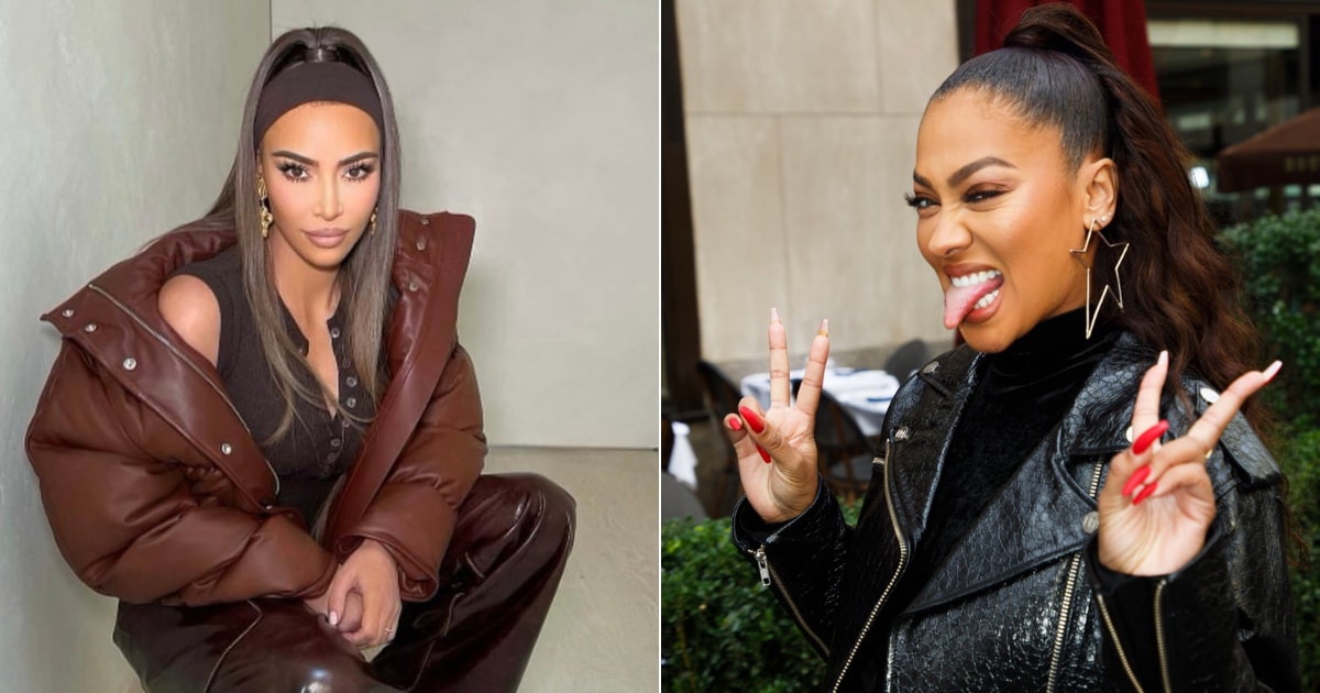 Bestie goals: Kim Kardashian and Lala look amazing as they paint the town red