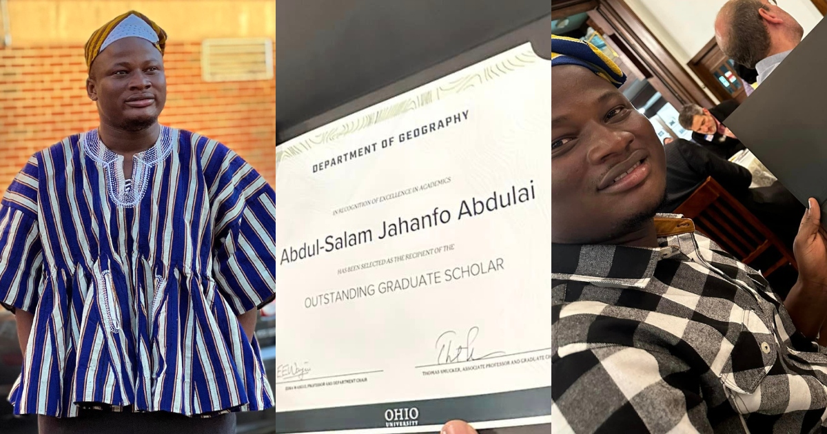 KNUST: Old student Abdul-Salam Jahanfo Abdulai wins prestigious award in the US