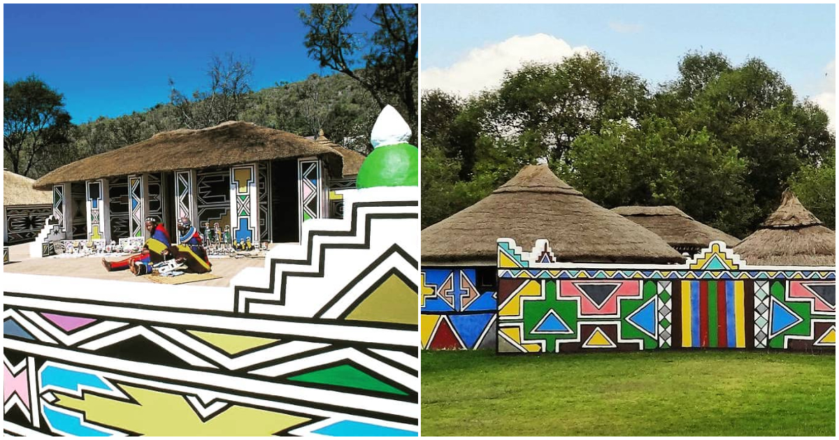 The colourful Ndebele villages