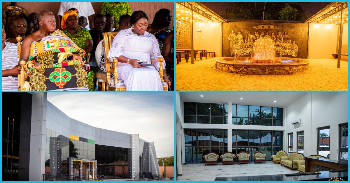 Asantehene commissions 2000-seat Otumfuo Osei Tutu II Jubilee Hall he built in Kumasi, more photos drop