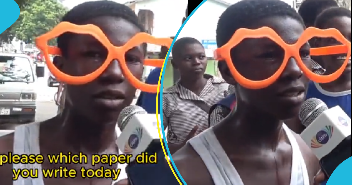 BECE 2023: Excited JHS graduate stuns journalist by revealing he hopes to get between aggregate 15 to 20, peeps react