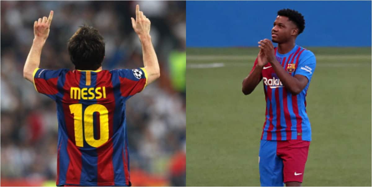 Barcelona finally hand Lionel Messi's iconic No.10 shirt to Spanish teenage star