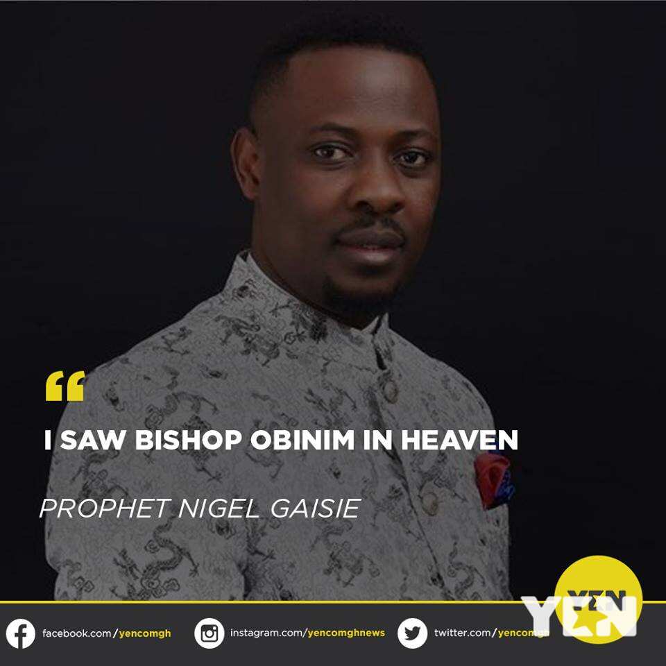 Ghanaians react to Prophet Nigel Gaisie's claim that he saw Bishop Daniel Obinim in heaven