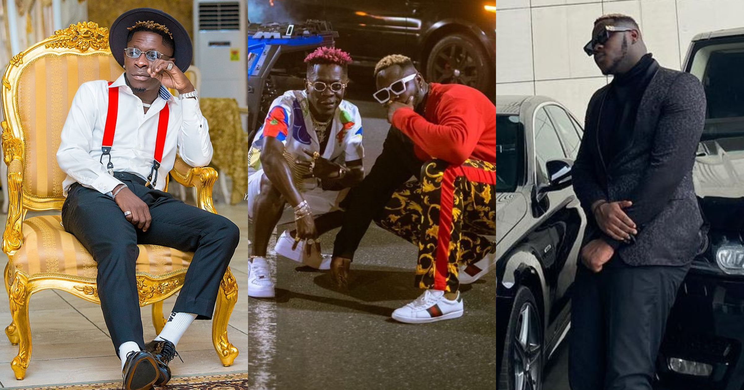 Medikal gifts Shatta Wale iPhone 12 after US trip (video)