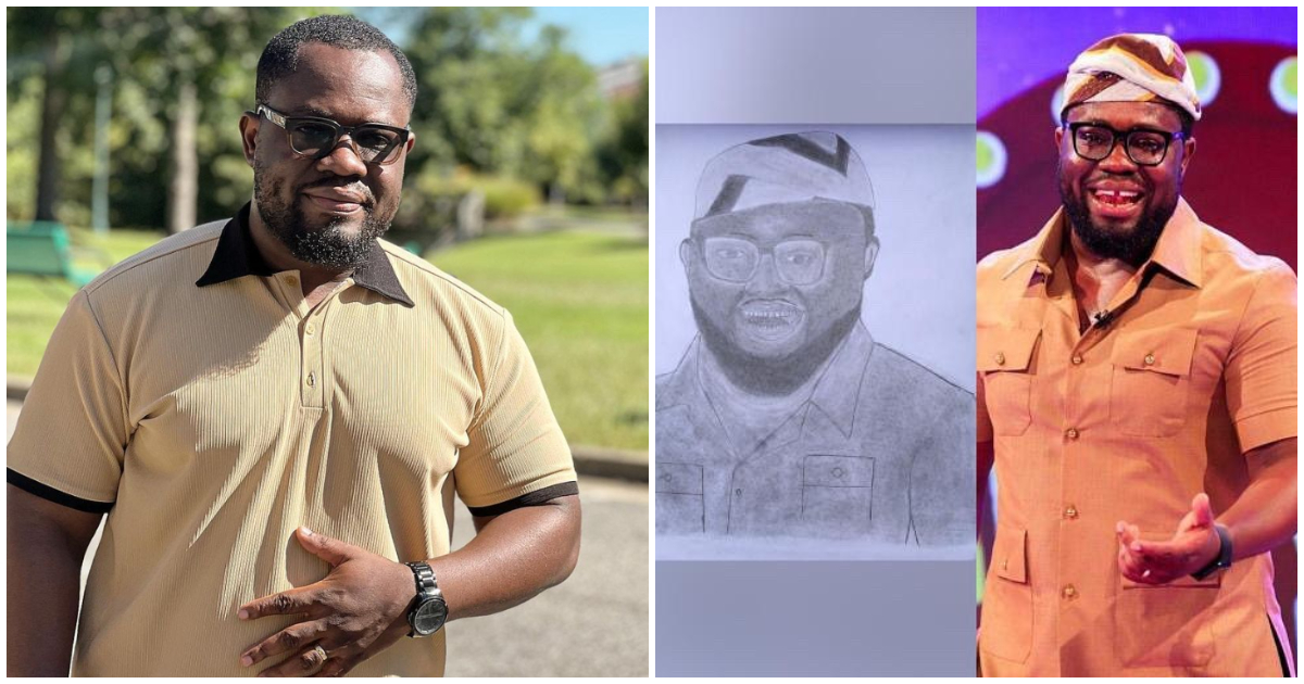 Giovani Caleb: Young Artiste Gifts the Date Rush Host With A Funny Drawing; Gives Him A New Set of Teeth