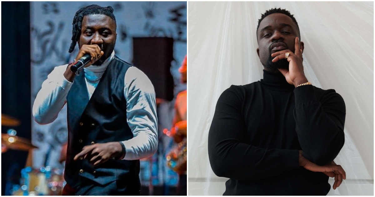 Photo of Amerado and Sarkodie who he eulogized