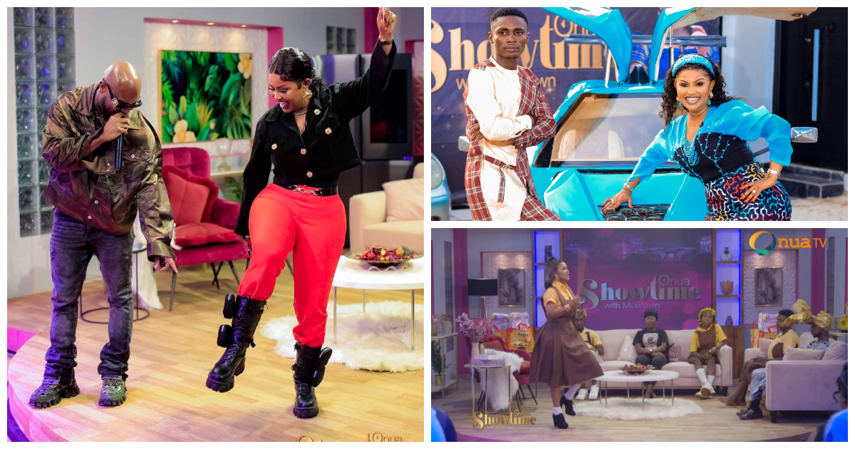 Nana Ama McBrown challenges King Promise with GH¢15k Terminator boots, fans shout in video