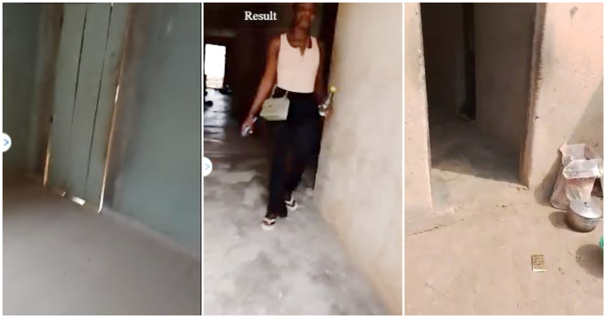 A lady shares the rickety apartment she was sent to for GH₵17,000 a year