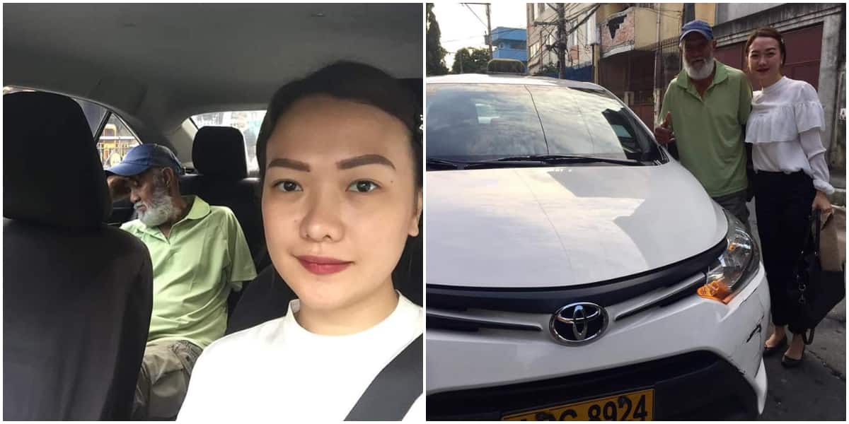 Young lady stops taxi, tells the tired driver to sleep and drives herself home in the man's car