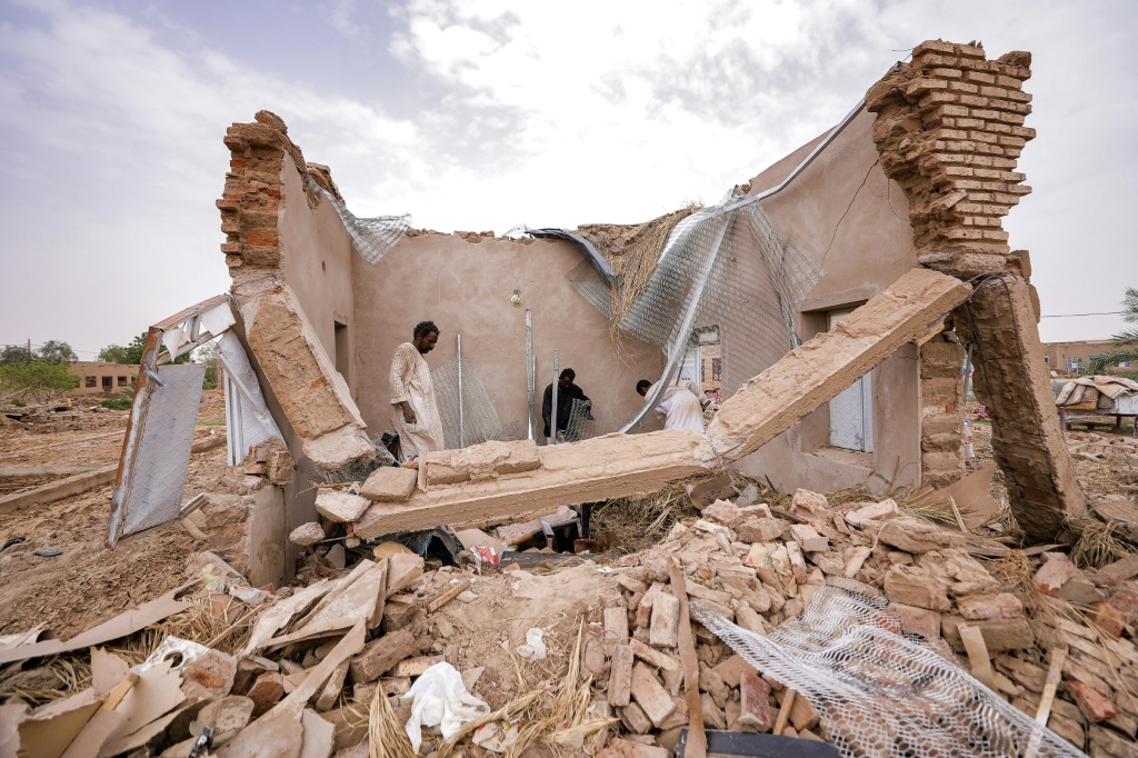 Over 30,000 houses have been damaged in floods in Sudan: this home is in the village of Makaylab in River Nile state