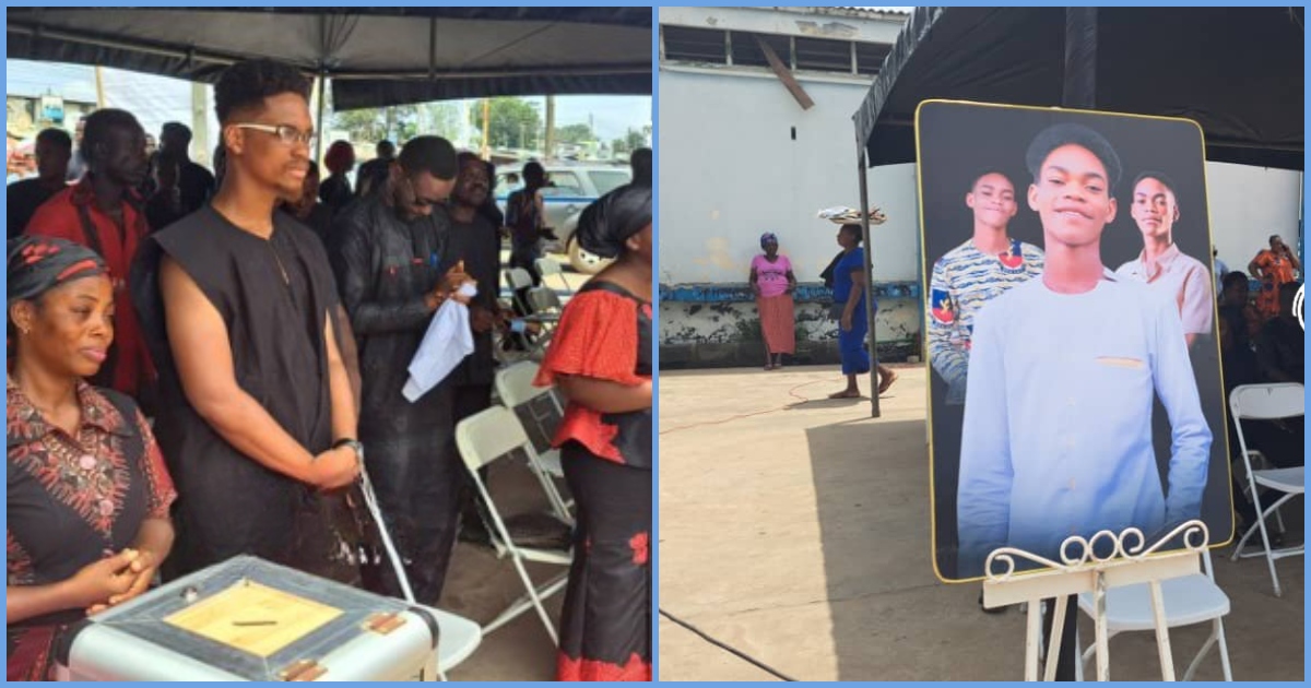 Photos of pre-burial service of James Lutterodt