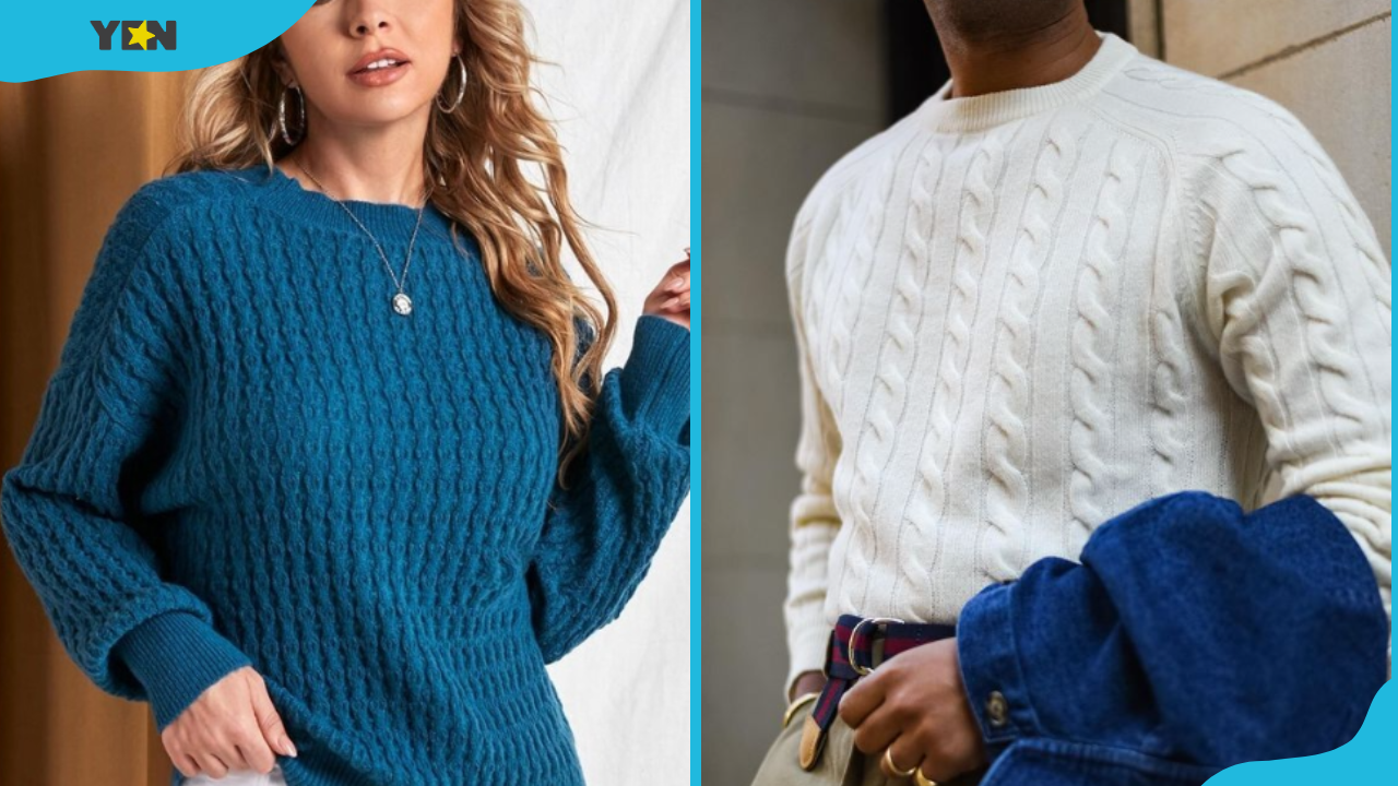 A great example of a well-knit cable sweaters