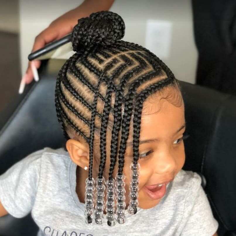 kids' braid hairstyles trending