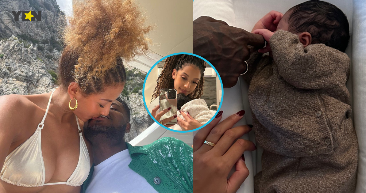Black Stars player Thomas Partey's girlfriend posts first postpartum picture hours after giving birth