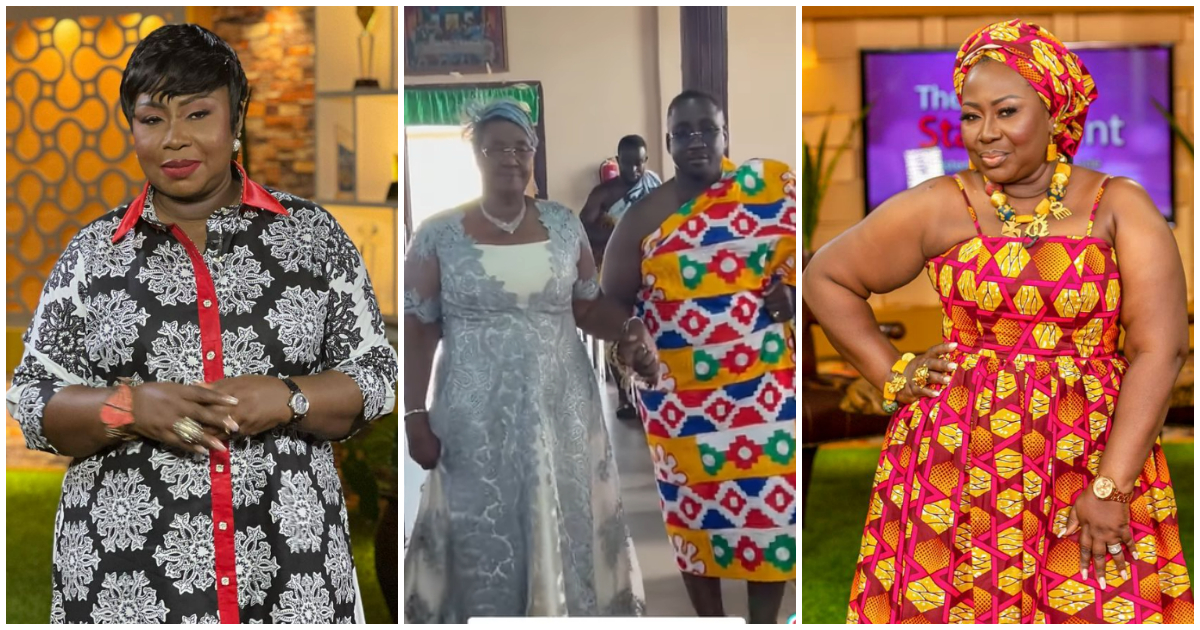 Gifty Anti Shows Off Adorable Wedding Video Of 74 Year Old Mother In-Law Getting Married