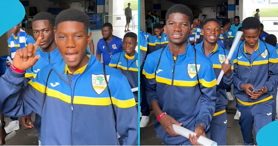 Young Ghanaian footballers visit Spain, speak impeccable Spanish, video warms hearts