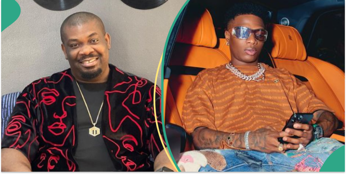 Don Jazzy reacts to Wizkid's troll, Nigerians weigh in: "Typical character of an influencer"