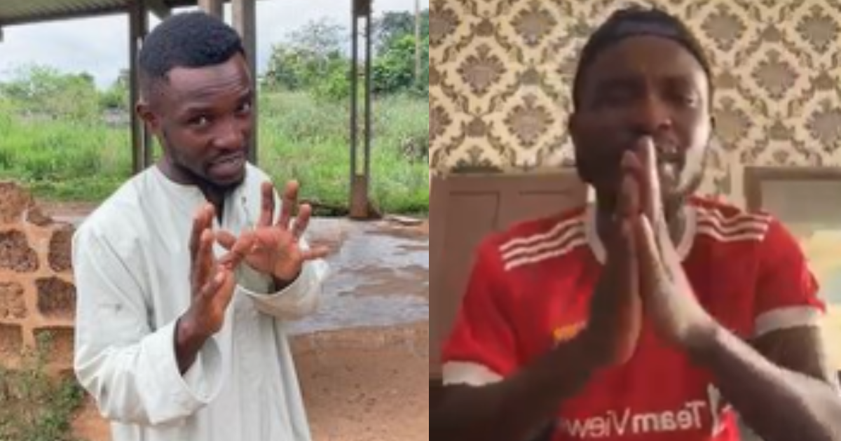 Teacher Kwadwo asks Mahama to forgive him in a sad video