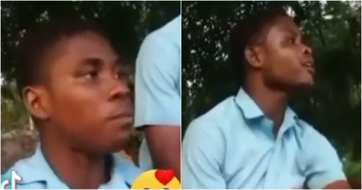 Enti odo yewu e - Talented students perform Kwesi Arthur's song as one produces beat with his lips in video